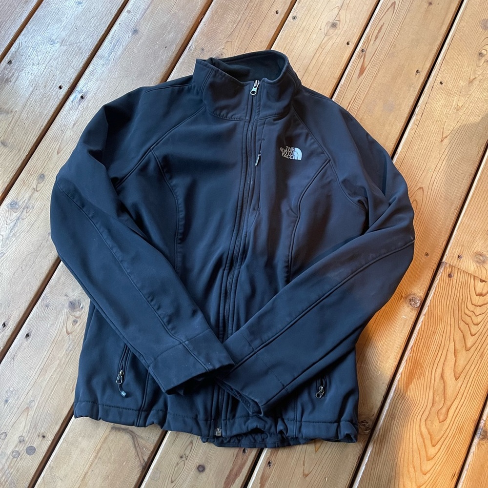 The North Face Midnight Black Softshell Jacket